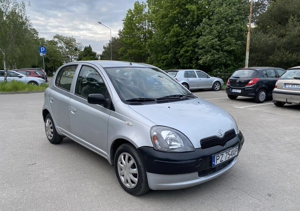 Toyota Yaris cena 3999 przebieg: 352967, rok produkcji 2000 z Poznań małe 352